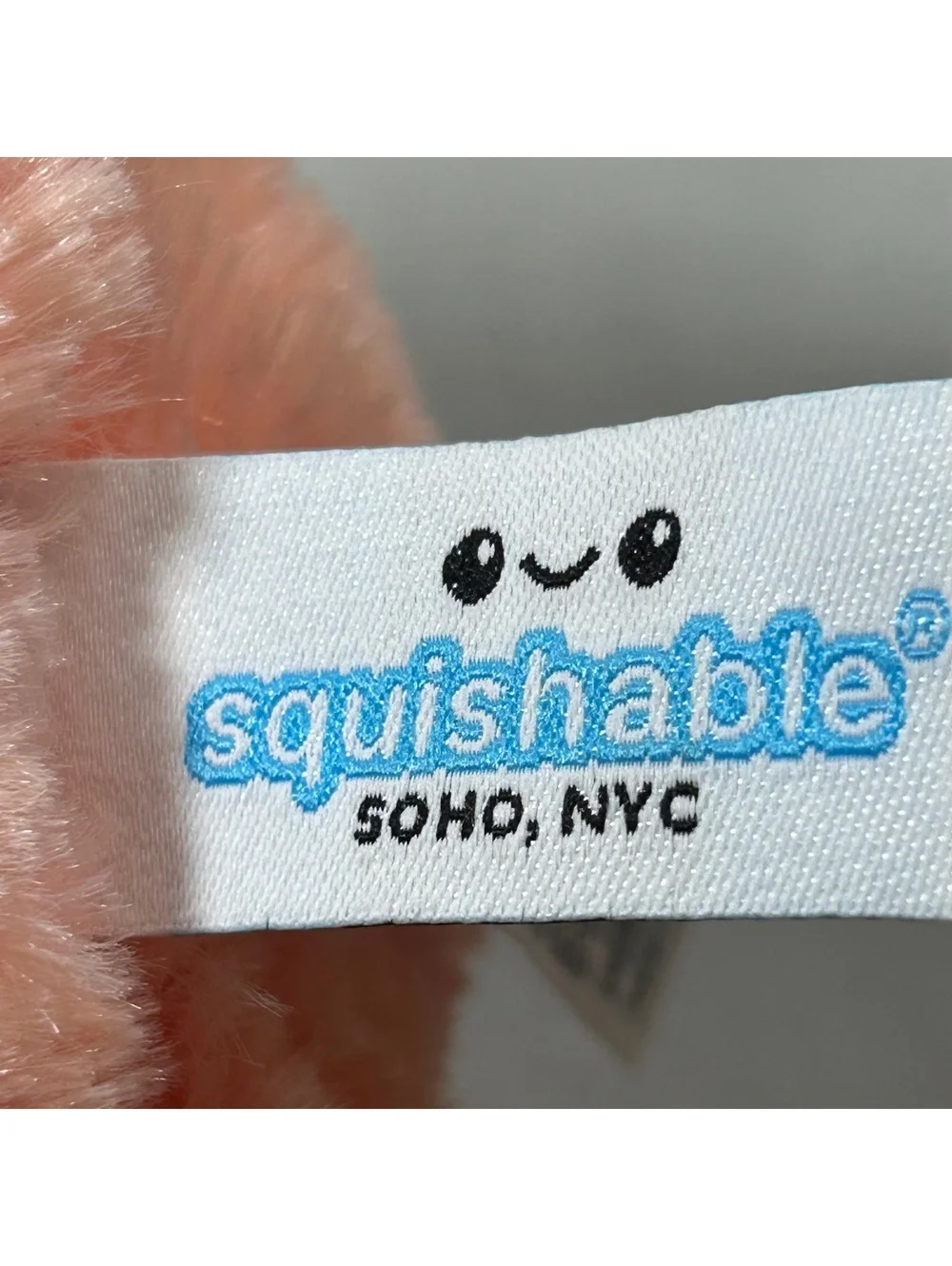 Squishable Pink/White Boba Tea Plush